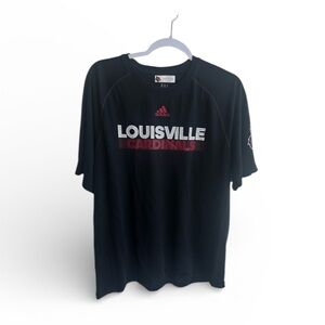 Adidas Black Louisville Cardinals Tee